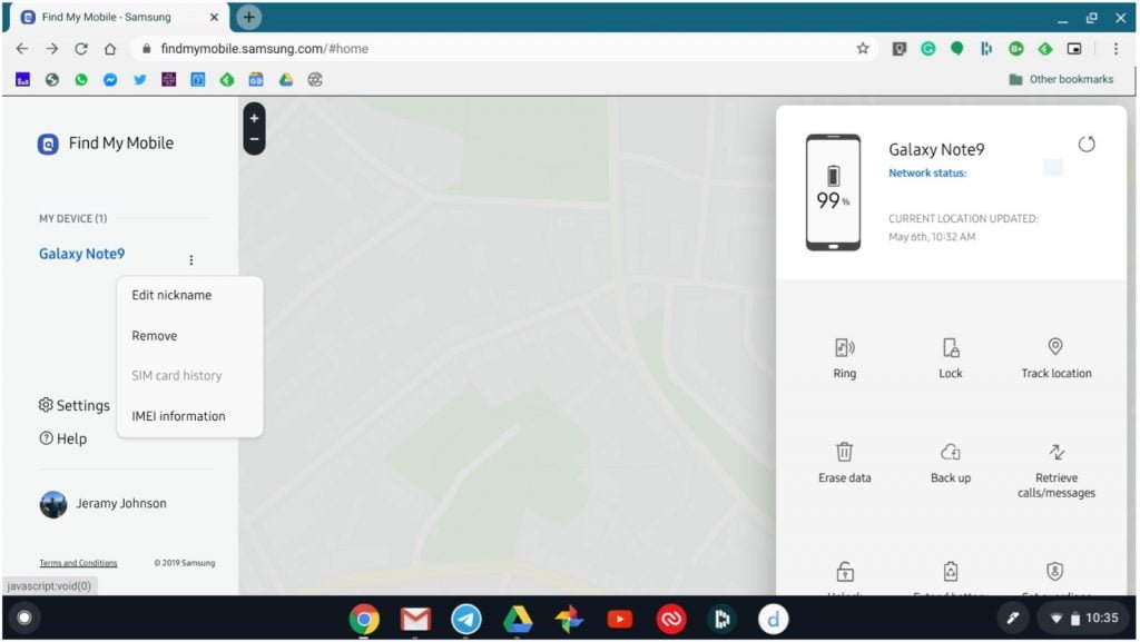 Find my mobile